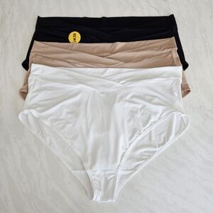 Vanity Fair Women's Briefs in Black, White, and Tan Size 5XL